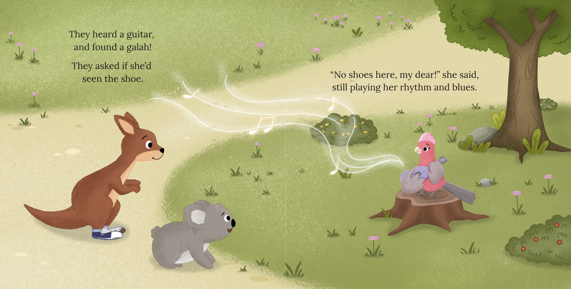 The Kangaroo Lost Her Shoe